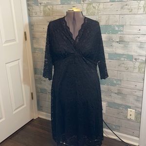 Kiyonna scalloped boudoir dress EUC size 3